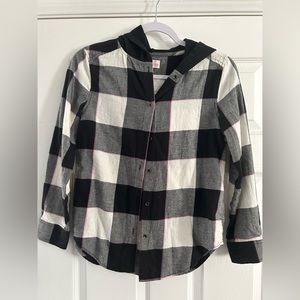Flannel hoodie